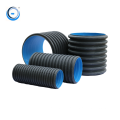 underground large diameter plastic hdpe pipe draining water